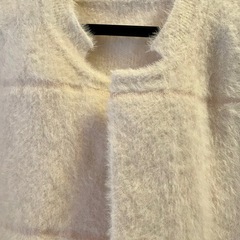 ホワイトボアジャケットショート丈の画像