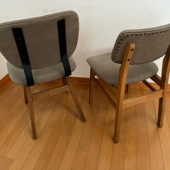 帆布チェア　２脚セットの画像