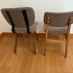 帆布チェア　２脚セットの画像