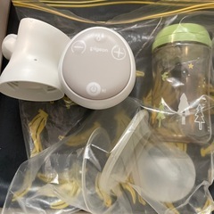 キッズパーテーション、ベビーカー、搾乳機の画像