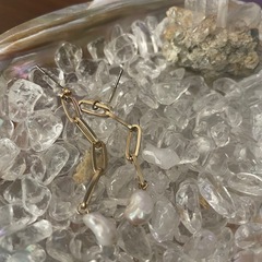 バロックパール　淡水パール　ピアスの画像