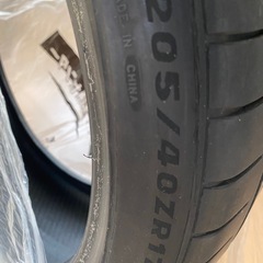 ミネルバ　MINERVA F205 205 40 17 夏タイヤ　2023年製　１本　中古の画像