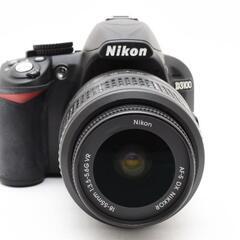 043 Nikon ニコン D3100 レンズキット デジタル一眼カメラ 本体、レンズ、バッテリー、充電器、使用説明書　 送料込みの画像