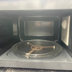 【ニトリ】【マイコン電子レンジ】★2025年製 BN20M BK クリーニング済み/6ヶ月保証付き【管理番号12912】大の画像