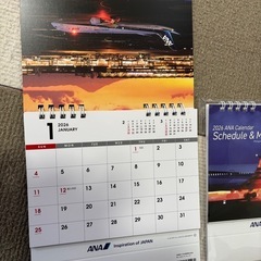 ANA 2026年卓上カレンダーの画像