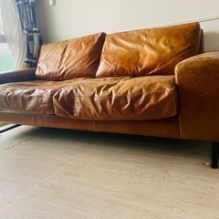 アデペシュ ヴィデル ソファ キャメル オイルレザー VIDER sofa camel お譲り先決定の画像
