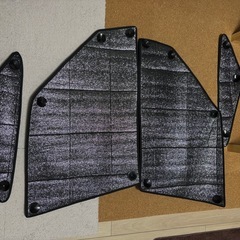 フルセット日産セレナC26サンシェード　カーテン車中泊　日除け　防寒　目隠しの画像