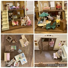 シルバニアファミリー　まとめ売り　赤い屋根　の画像