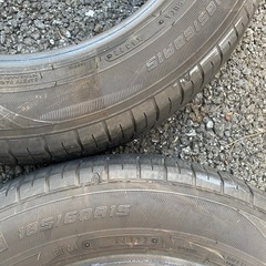 GOODYEAR グッドイヤー　 EfficientGrip ECO EG01 185 60 15 夏タイヤ 2022年製中古 ２本＋おまけ付きの画像
