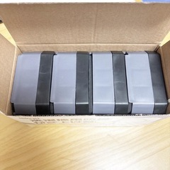 新品・未使用 iskalt 洗濯機用防振かさ上げ台 4個セット グレー ブラックの画像