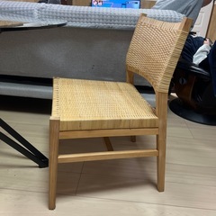 無垢椅子一脚　中古品の画像