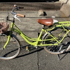 あさひフェリーク、22インチ自転車、前輪パンクの画像