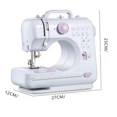 新品未使用　実用　コンパクト　ミシン　パープルカラーの画像