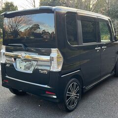 ダイハツ タントカスタムRS ディーラー下取り車 ターボ 両側パワースライドドア 純正8インチナビ フルセグTV Bluetooth ETC コミコミ価格 下取り大歓迎の画像