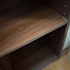 正方形　木製棚の画像