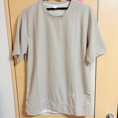 ベージュメンズ Tシャツ sizeの画像