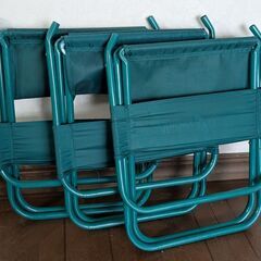 3個セット 折りたたみ椅子の画像