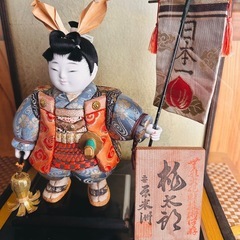 桃太郎ケース入り五月人形の画像