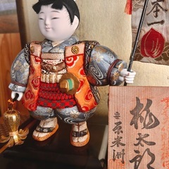 桃太郎ケース入り五月人形の画像