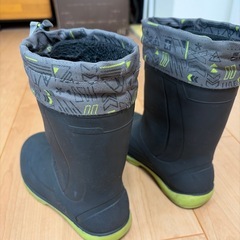 長靴　冬用手袋の画像