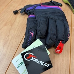 長靴　冬用手袋の画像