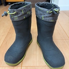 長靴　冬用手袋の画像