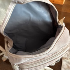 リュクサック ベージュ大きめサイズの画像