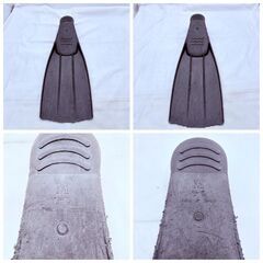 【❗️✨修理・予備用✨❗️】PASO フィン 左右セット ダイビング・シュノーケリング用 ✨簡易清掃・動作確認済み❗️の画像