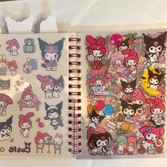 新品　マイメロ　シール付き　ストラップ付き　ノートの画像