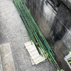 畑などの棒の画像