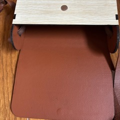 木製ショルダーバッグの画像