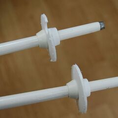 110cm ストック スキーポール HEAD ホワイト×パープル スキー用品 札幌市 清田区 平岡の画像