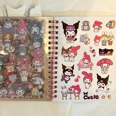 新品　シナモンロール　シール付き　ストラップ付き　ノートの画像