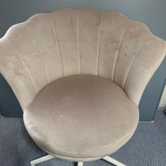 フランフラン　椅子　ピンク　ドレッサーの椅子の画像