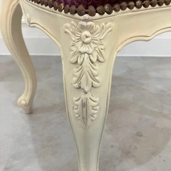白家具❁⃘*.ﾟアンティークなチェア(椅子)の画像