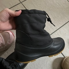 スノーブーツ　ブラックの画像