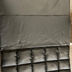 簡易ベット　ソファ　訳アリ　フェイクレザー　ブラックの画像