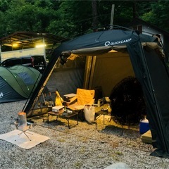 クイックキャンプ　ワンタッチ　スクリーンタープの画像