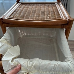 木製収納棚（使用感有り）の画像