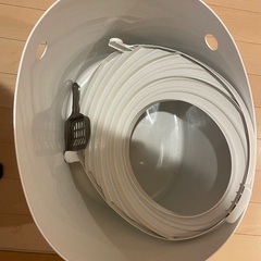 上から猫トイレの画像