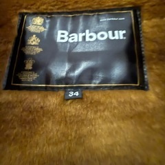 極美品【定価27,500円】Barbour バブアー 純正 ファーライナー ベスト 34 ブラウン 取り外し可 一度着用の画像