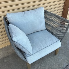 モーベン シングルソファ 1人掛けソファ ガーデンチェアの画像
