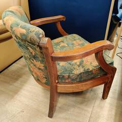 【愛品倶楽部柏店】三越家具 現カントリーハウス アームチェア ブルージュ 幅65cmの画像