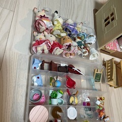 終了！シルバニアファミリー　赤い屋根のお家セットの画像