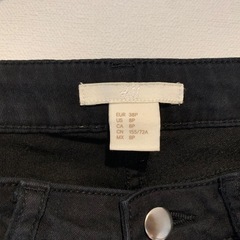 【not対面】H&M 黒　スキニーの画像