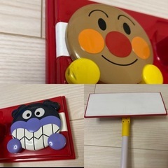【取引中】アンパンマン  クイックルワイパーと歯磨き粉鏡の画像
