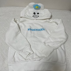 んぽっちゃむ　裏起毛パーカー　130の画像
