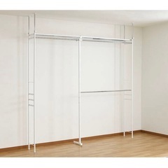 【取説付】つっぱりハンガーラック2セットの画像