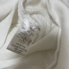 んぽっちゃむ　裏起毛パーカー　130の画像