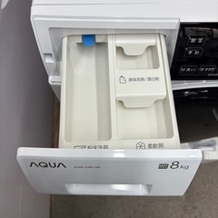 ⭐️AQUA⭐️ドラム式洗濯乾燥機 2025年 8/4kg 大阪市近郊配送無料の画像
